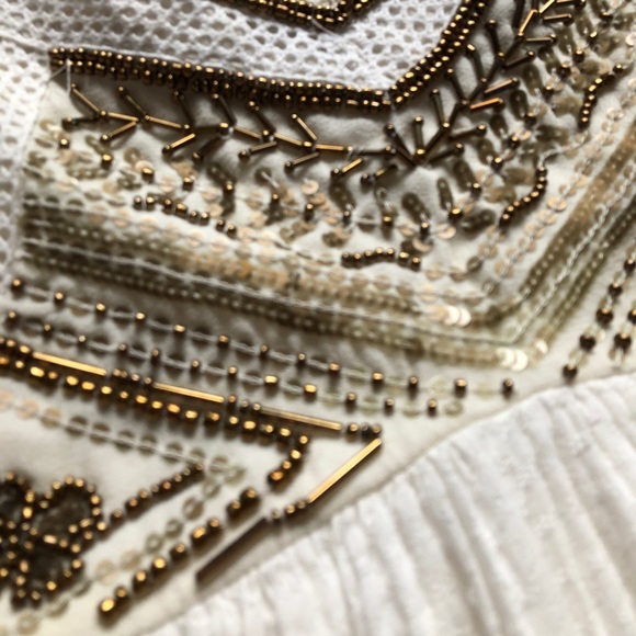 Beaded White Sun Dress - Picture 2 of 5